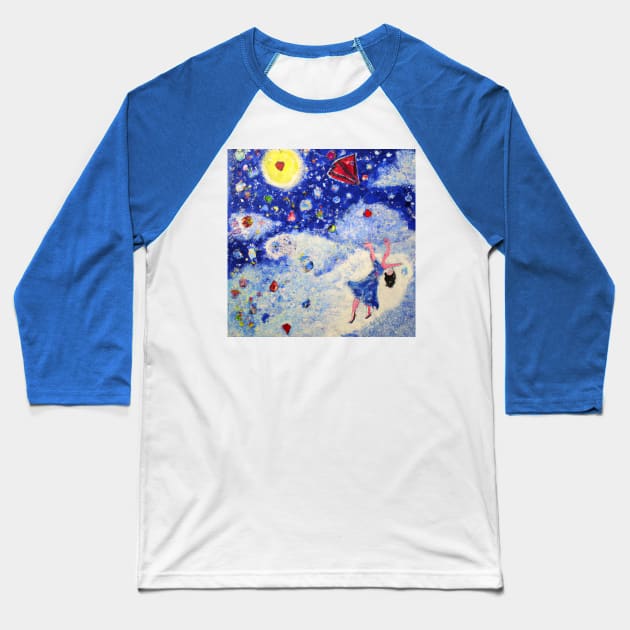 Lucy in the sky with diamonds Baseball T-Shirt by valsevent